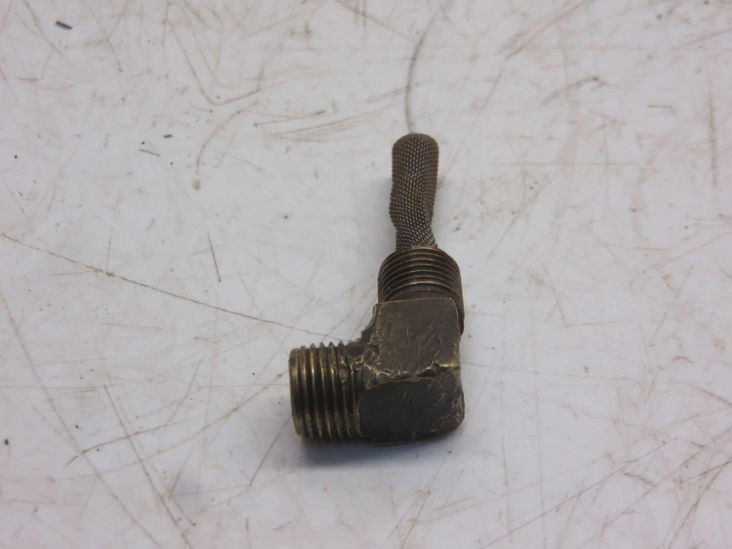 67-523 John Deere Carburetor Elbow With Strainer For L, LA, LI, M, MT, 40, 320, 420