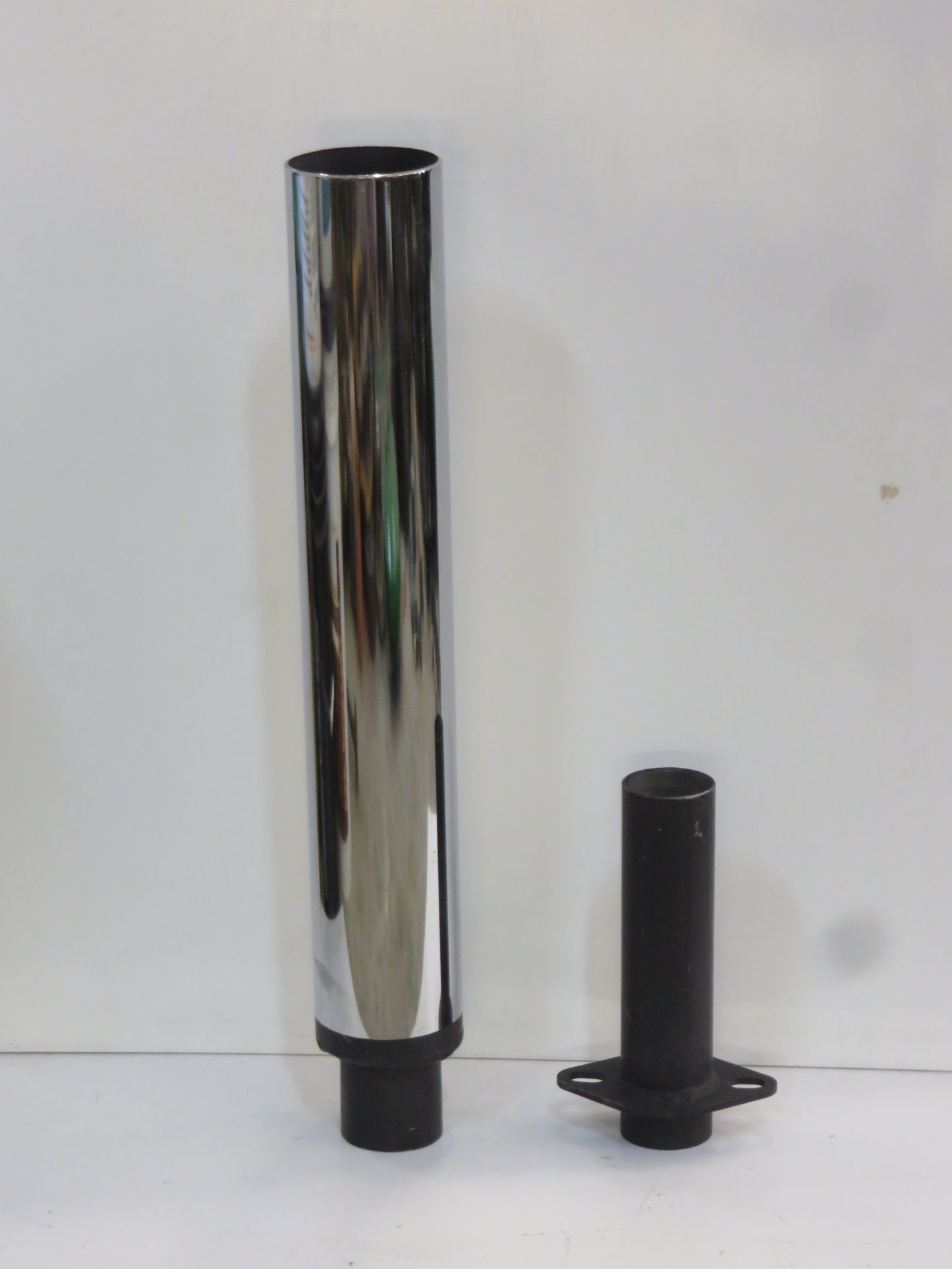 John Deere Dual Wall Chrome Straight Stack For 420, 330, 430, 435, 1010