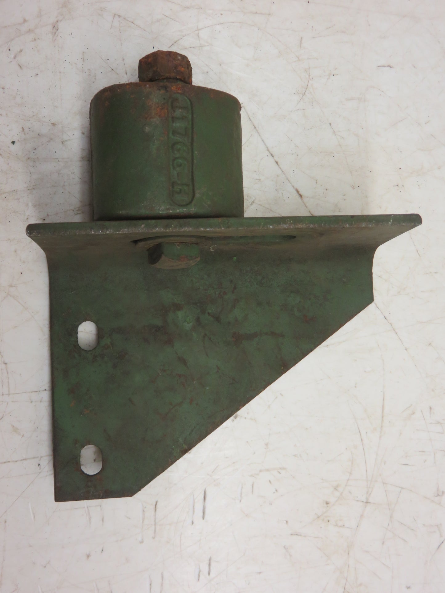 J1766N, J17722N John Deere NOS Chain Tightener With Bracket For 101 Corn Picker