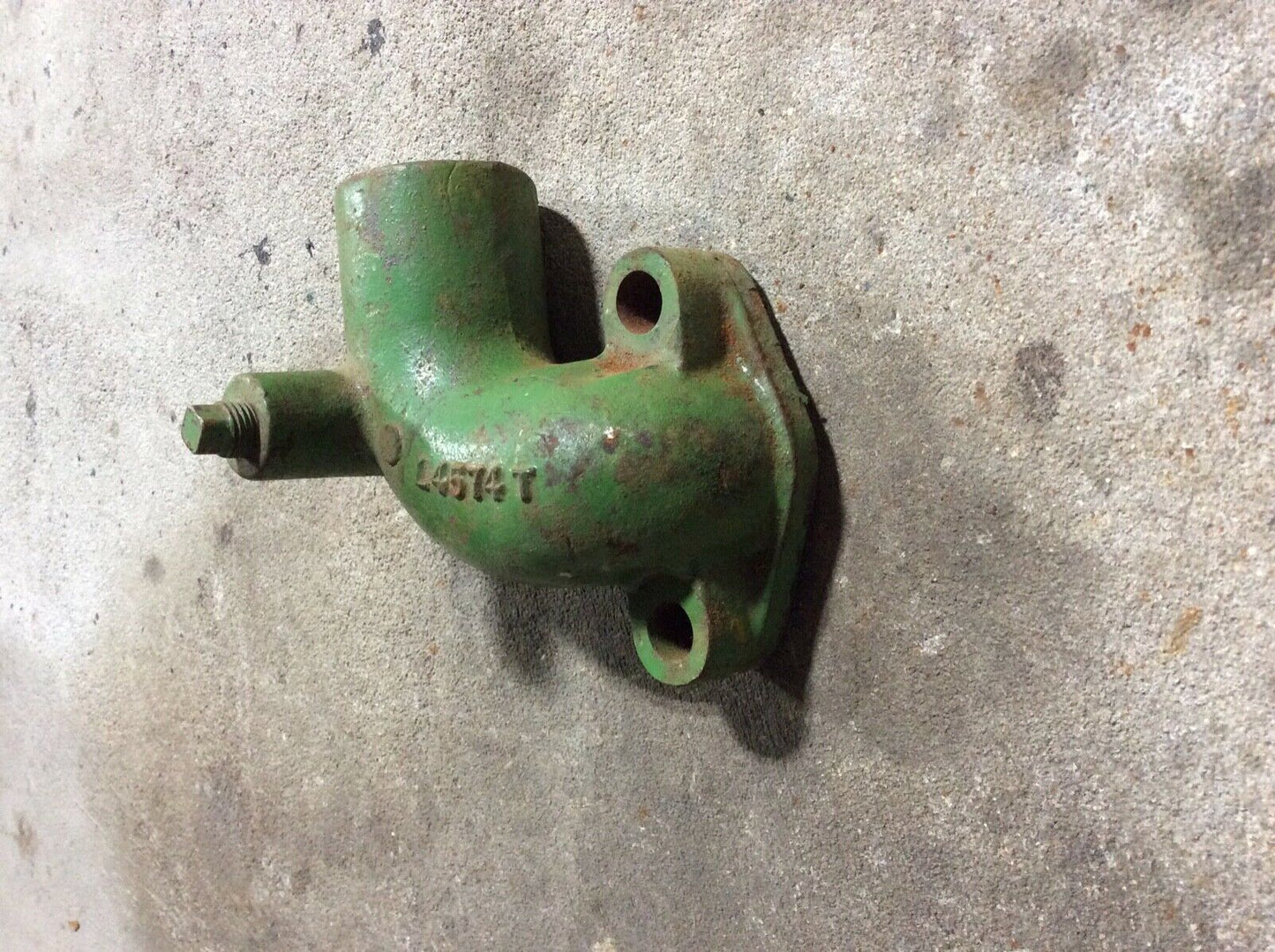 L4574T, AL20106T John Deere NOS Lower Water Pipe For LUC