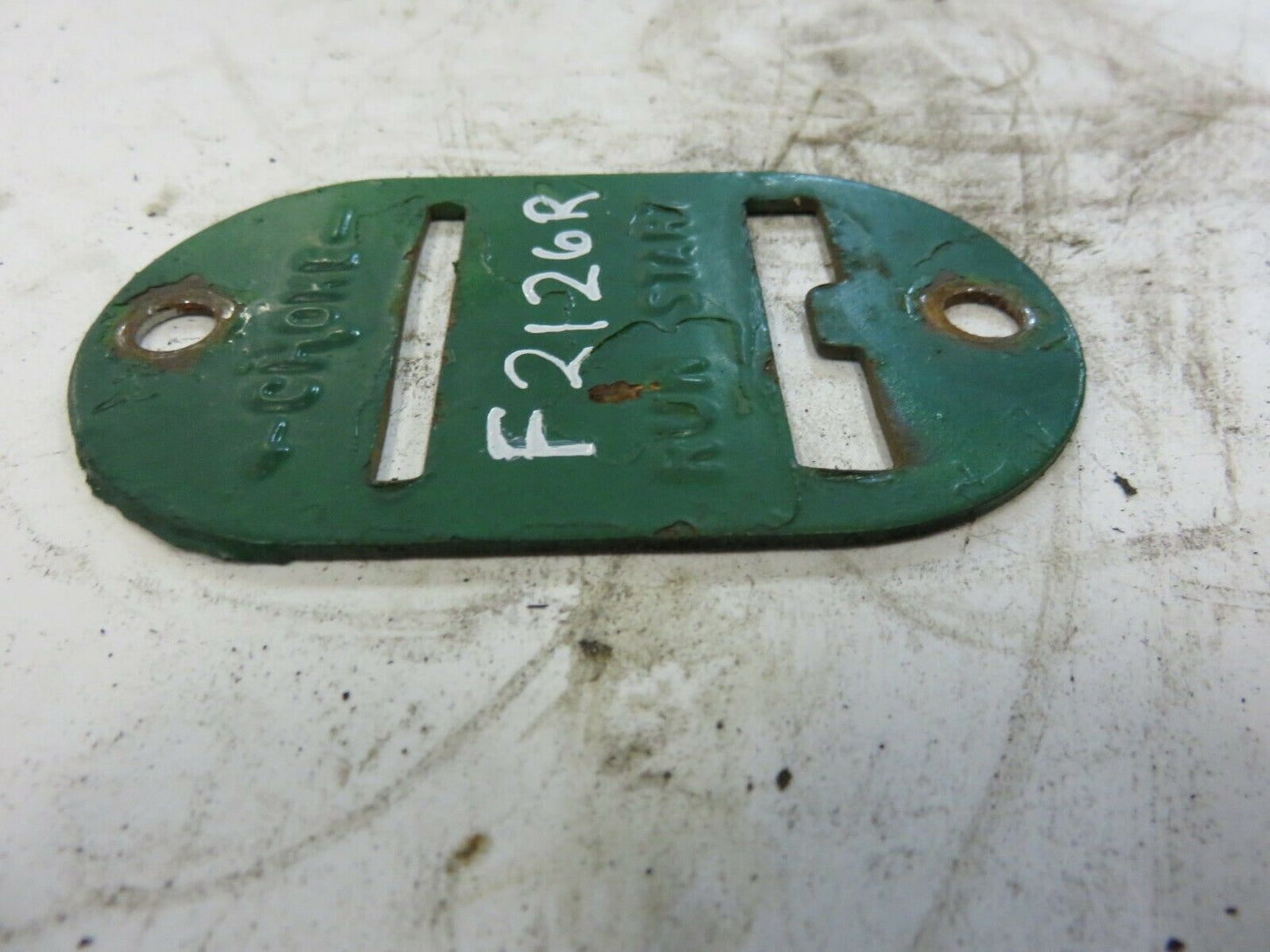 F2126R John Deere Pony Motor Control Plate For 70, 720, 730