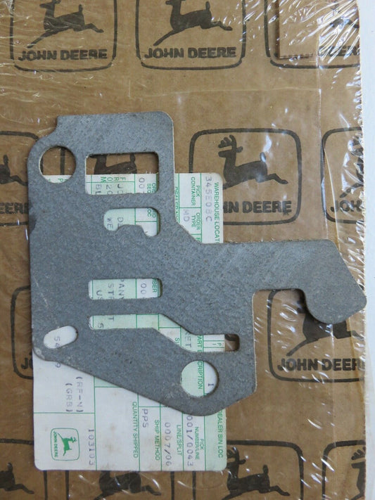 T40169 John Deere NOS Brake Valve Gasket For 2030, 2150, 2255, 2240, 2550, 2350