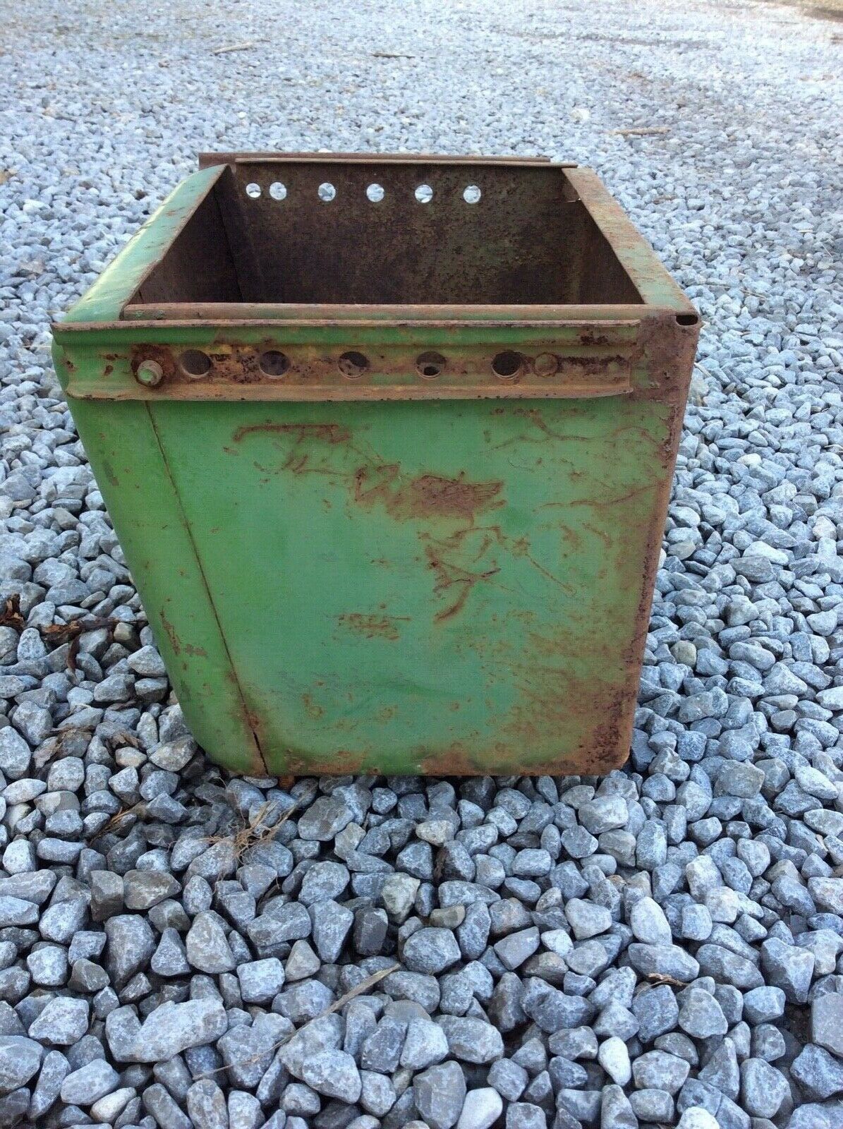 AB4101R John Deere Battery Box With Battery Tray And Caution Plate For B, R, 80