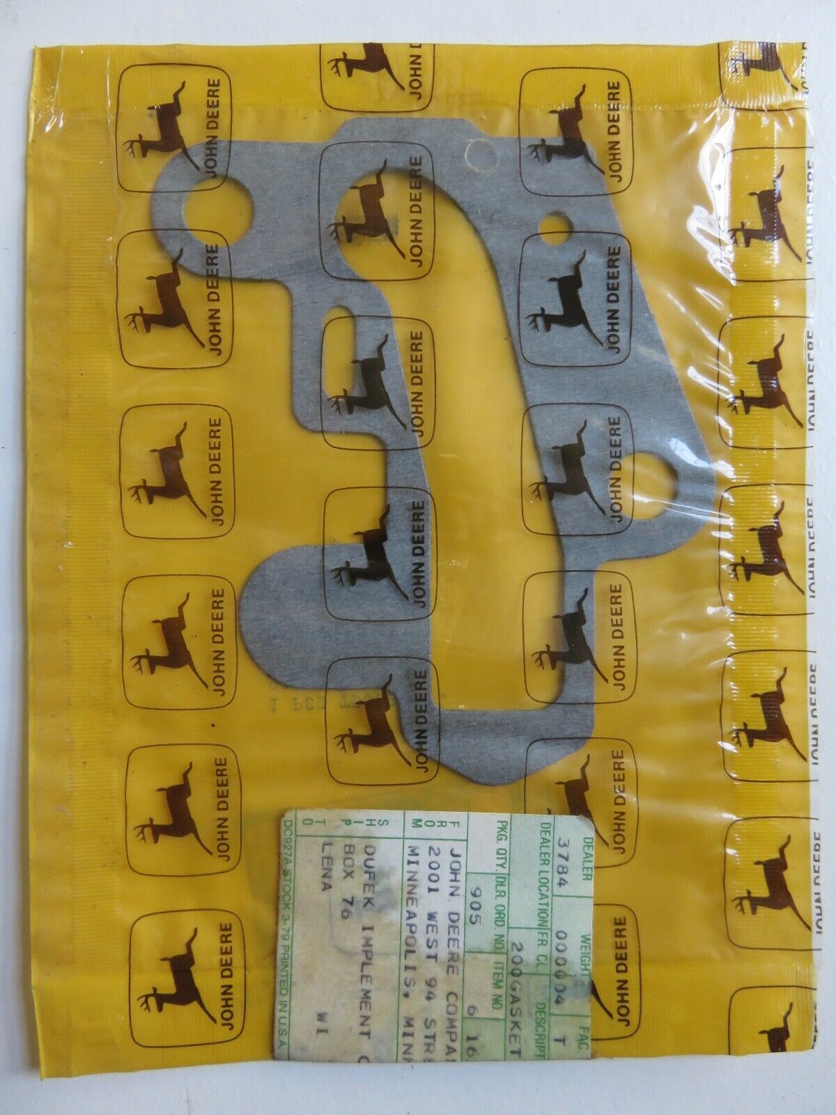 T30687 John Deere NOS Brake Housing Gasket For 1020, 1120, 1520, 1530, 2020,