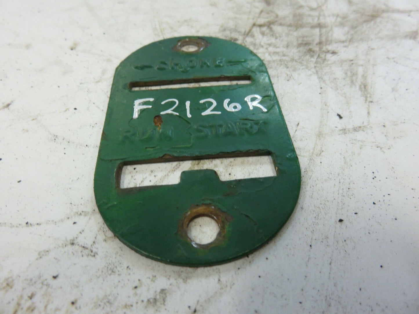 F2126R John Deere Pony Motor Control Plate For 70, 720, 730