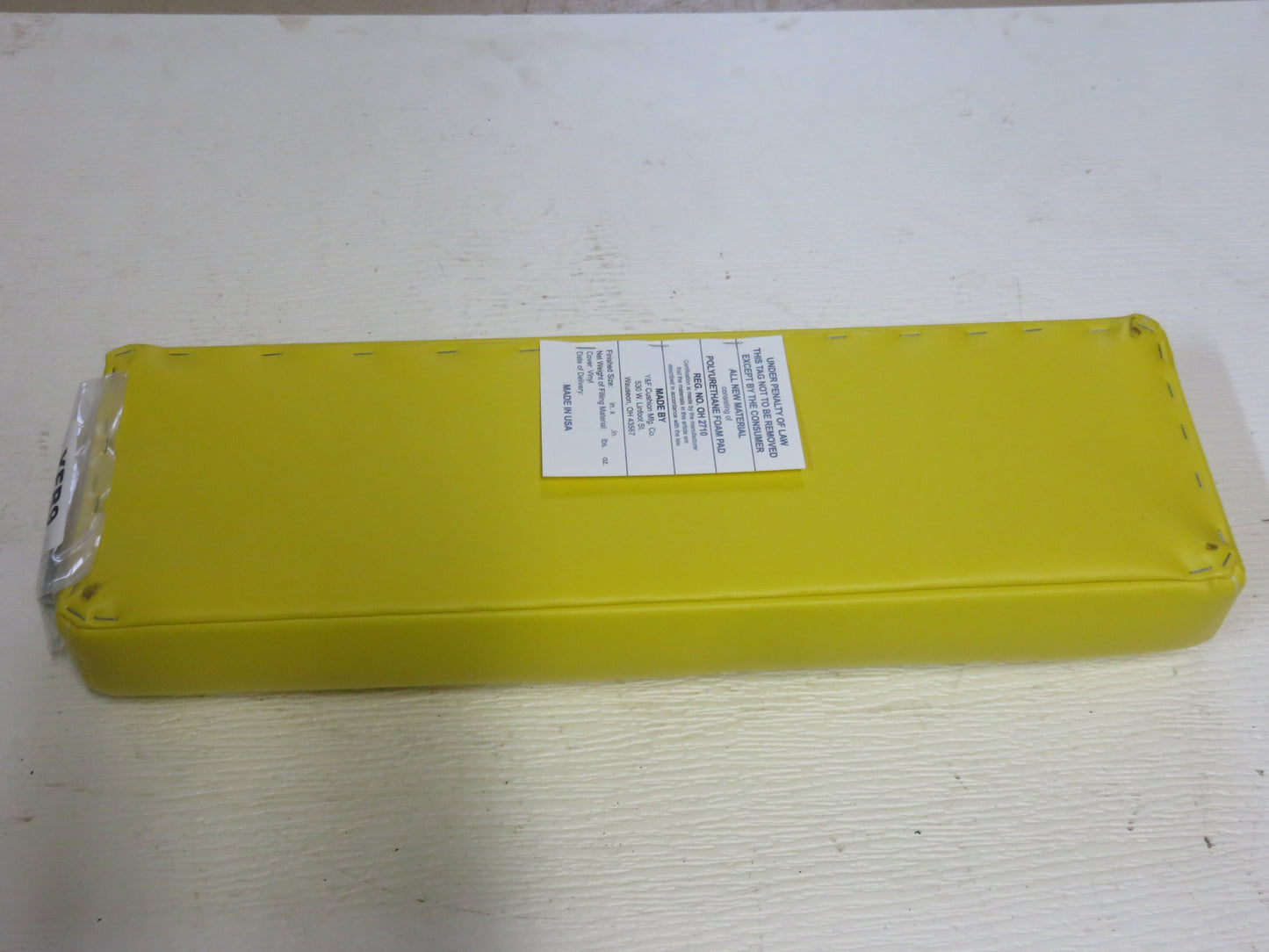 AM3462T John Deere Yellow Seat Back Rest Cushion For M, 40, 320, 420, 330, 420, 435, 440