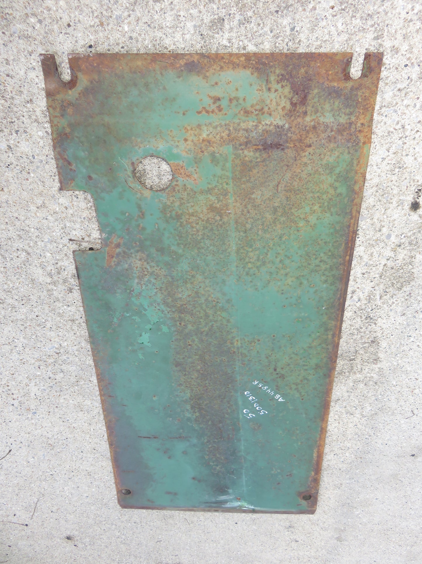 AB4485R John Deere Lower Gas Tank Heat Shield For 50, 520, 530