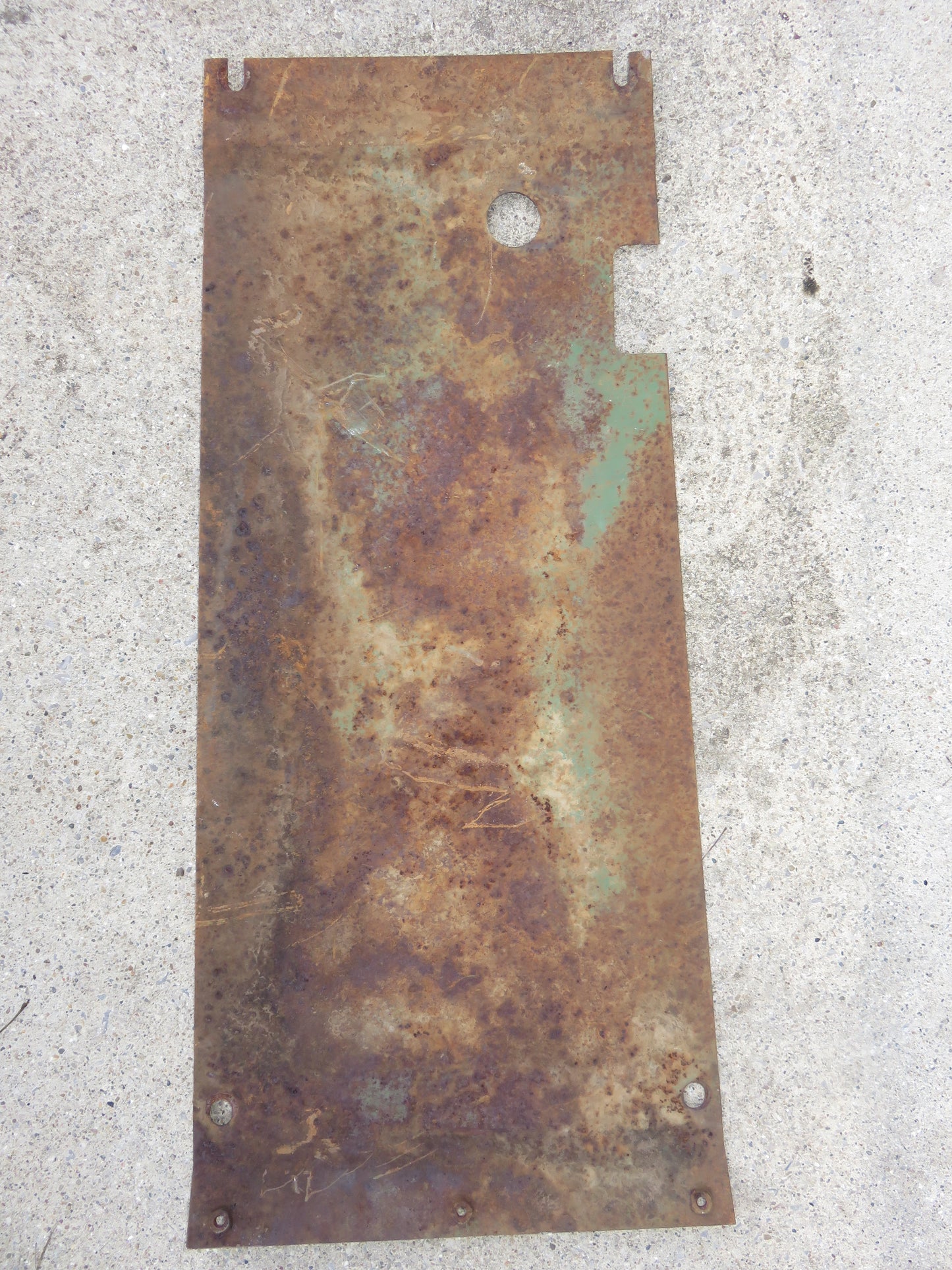 AB4485R John Deere Lower Gas Tank Heat Shield For 50, 520, 530