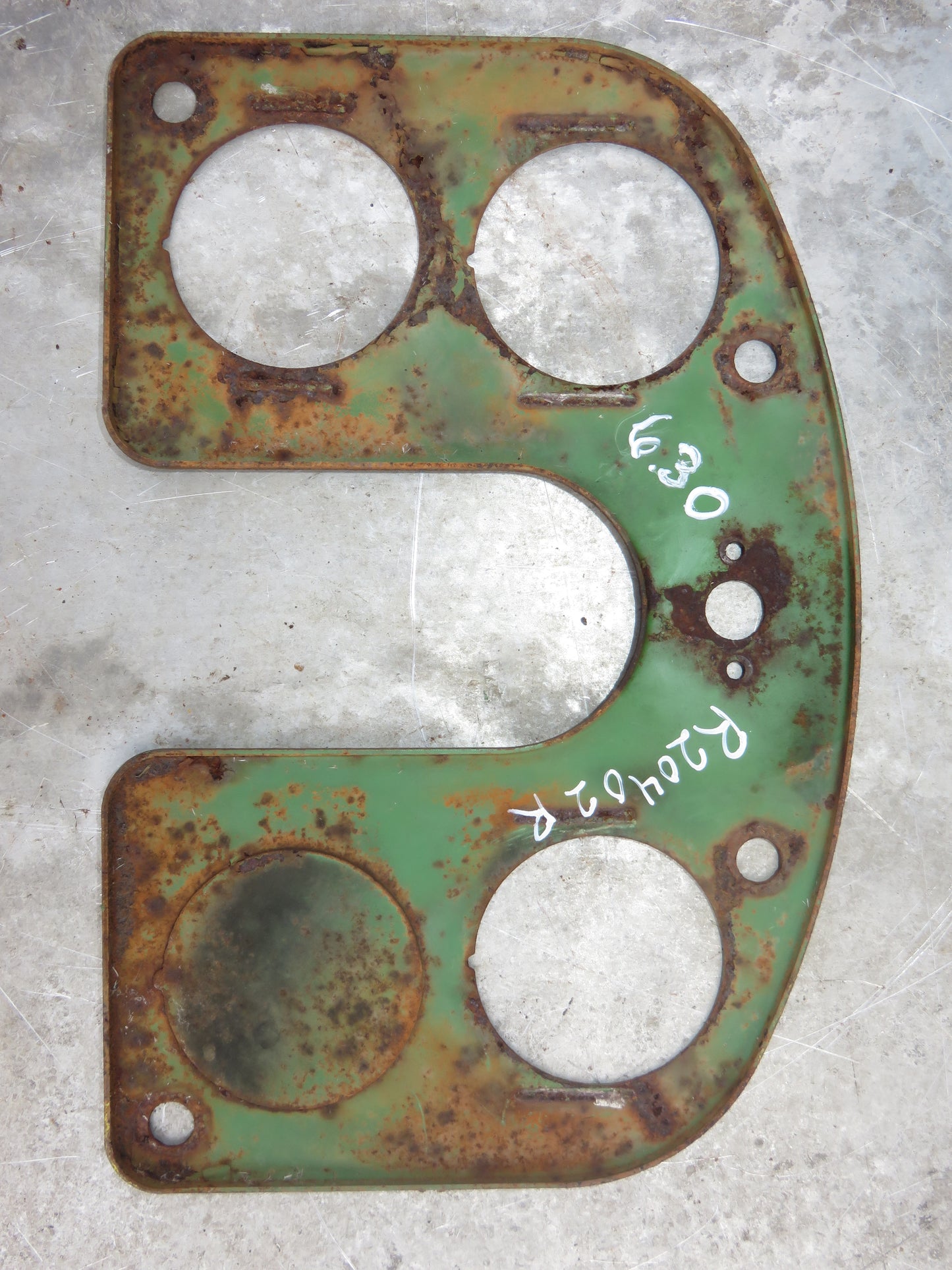 R20402R John Deere Upper Instrument Panel For 530, 630, 730