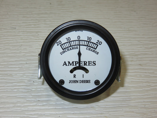 AB2668R, AM354T John Deere USA Made White Face Ammeter For A, B, D, G, H, L, M, R