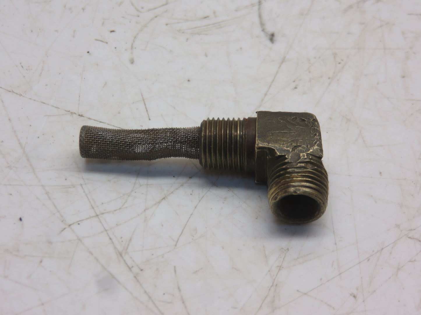 67-523 John Deere Carburetor Elbow With Strainer For L, LA, LI, M, MT, 40, 320, 420