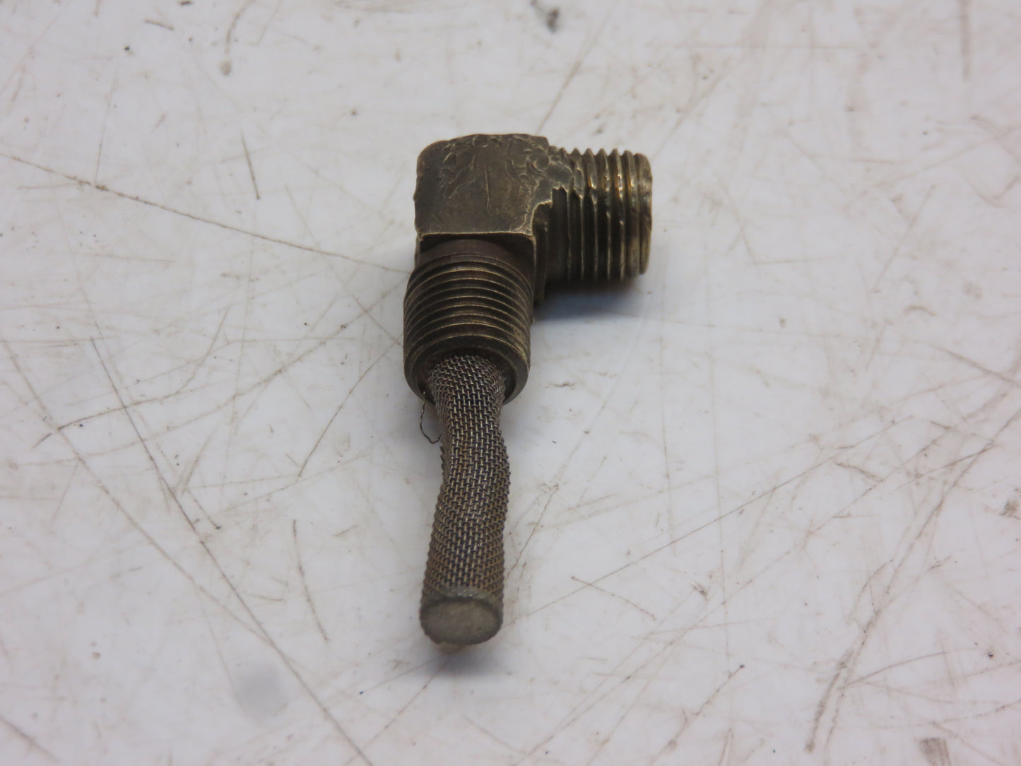 67-523 John Deere Carburetor Elbow With Strainer For L, LA, LI, M, MT, 40, 320, 420