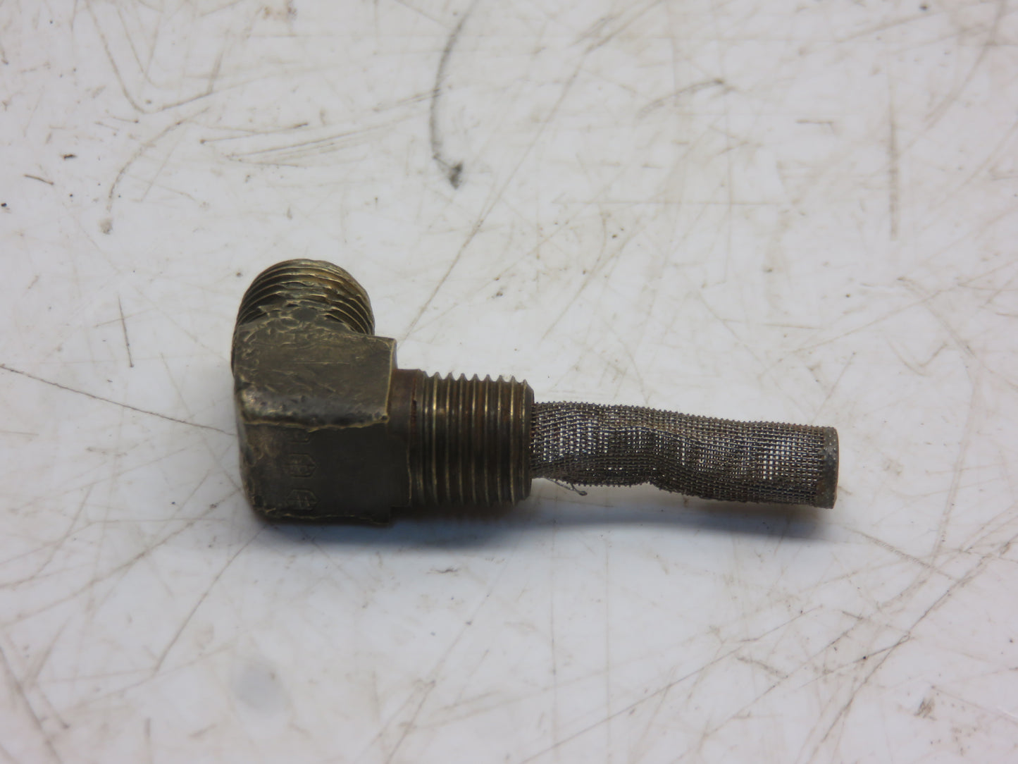 67-523 John Deere Carburetor Elbow With Strainer For L, LA, LI, M, MT, 40, 320, 420