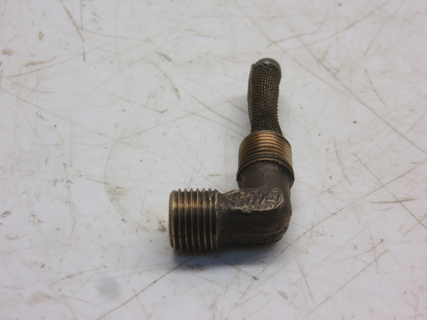 67-523 John Deere Carburetor Elbow With Strainer For 1010