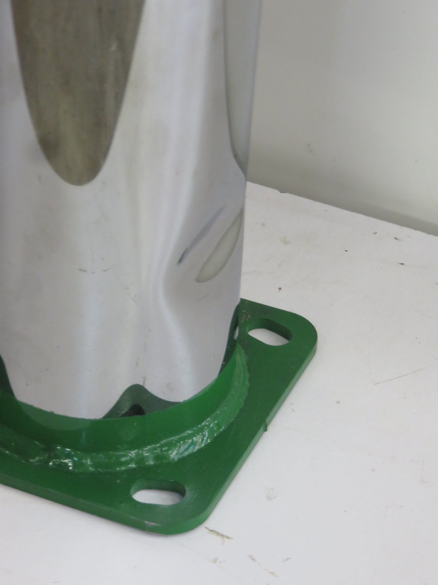 John Deere Dual Wall Chrome Straight Stack For B