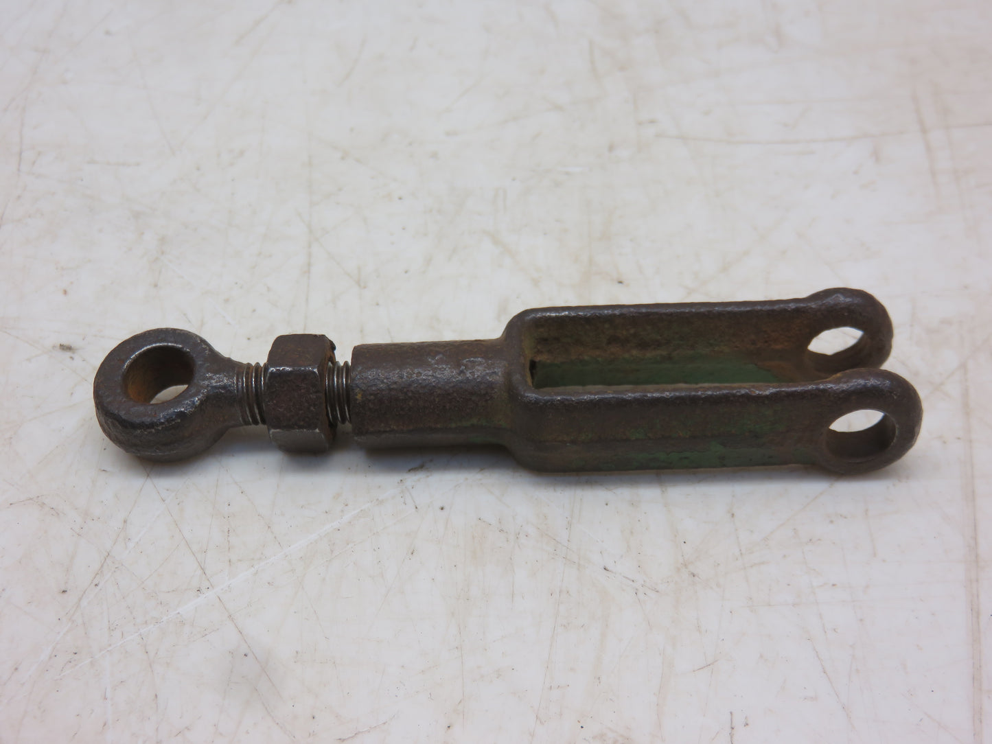 M2037T, L299T John Deere Brake Lever Eye Bolt With Yoke For 40, 420, 430, 435, 1010