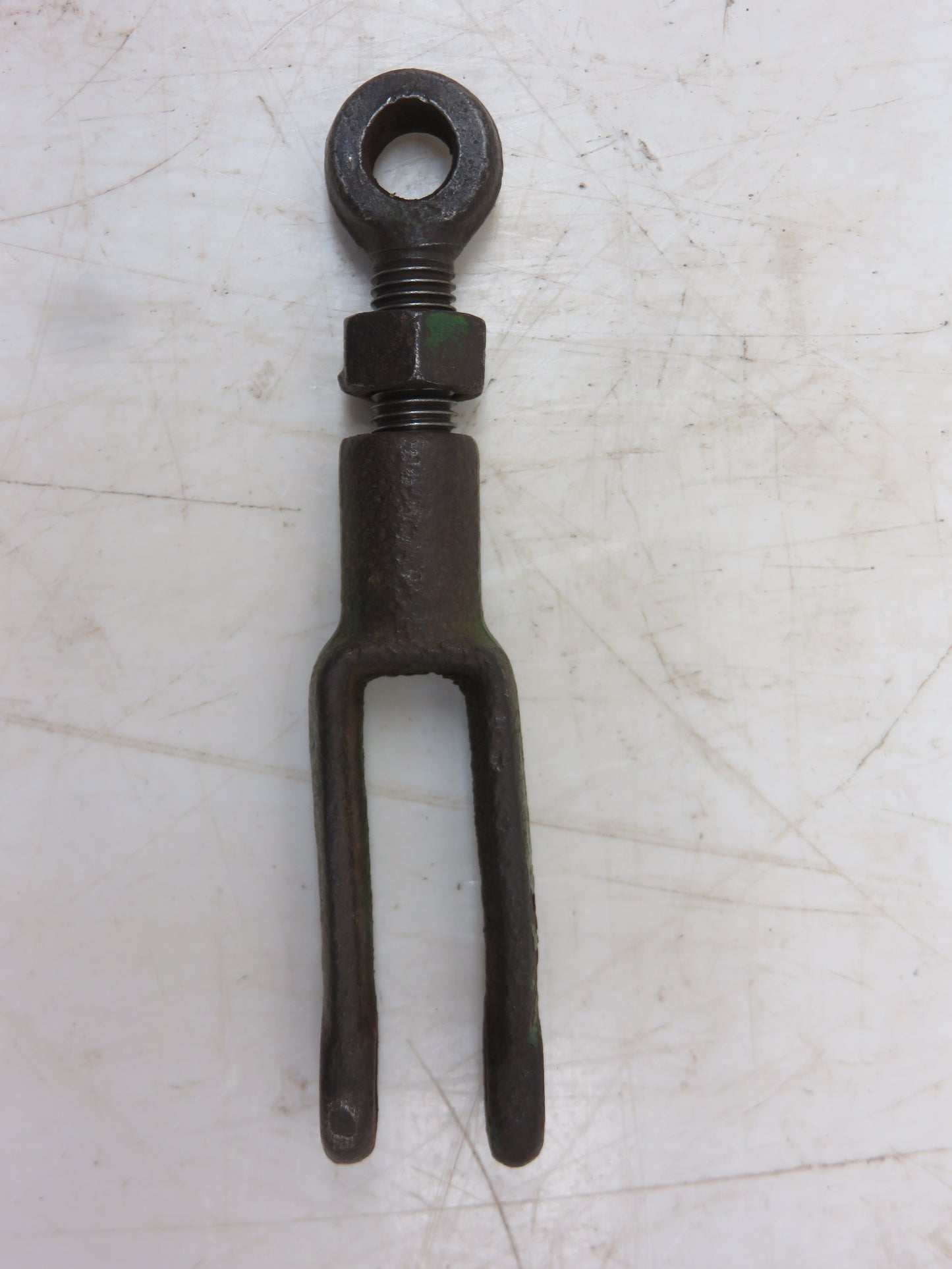 M2037T, L299T John Deere Brake Lever Eye Bolt With Yoke For 40, 420, 430, 435, 1010