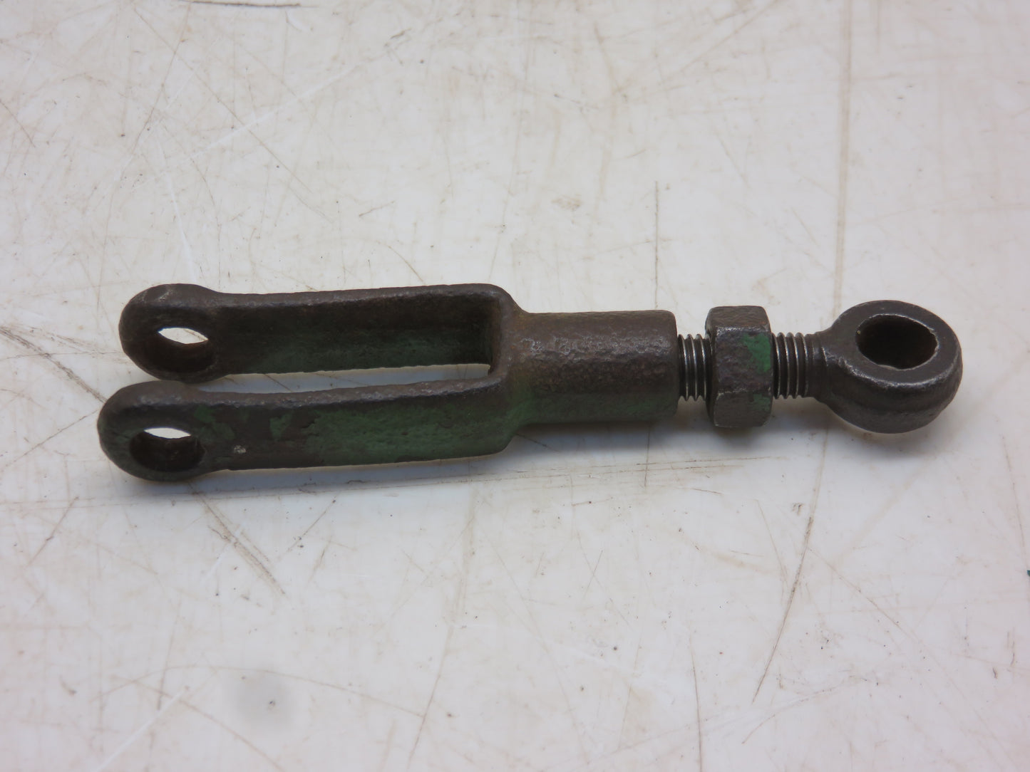 M2037T, L299T John Deere Brake Lever Eye Bolt With Yoke For 40, 420, 430, 435, 1010