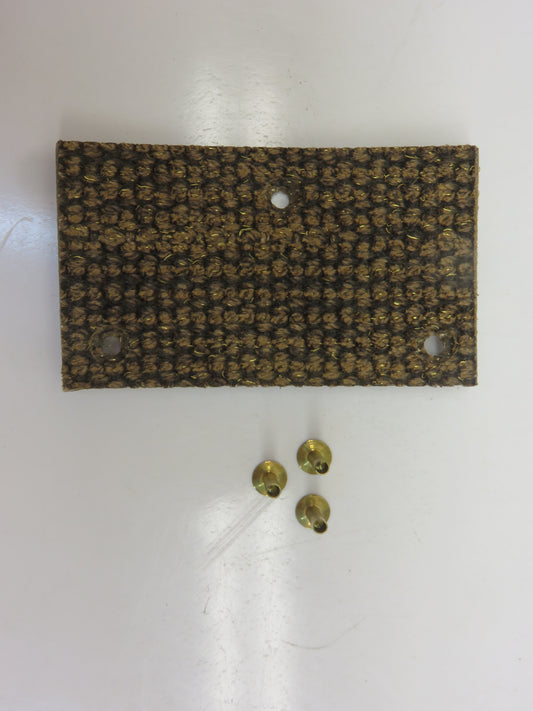 D385R John Deere Belt Pulley Brake Lining With Rivets For GP, GPWT, GPO