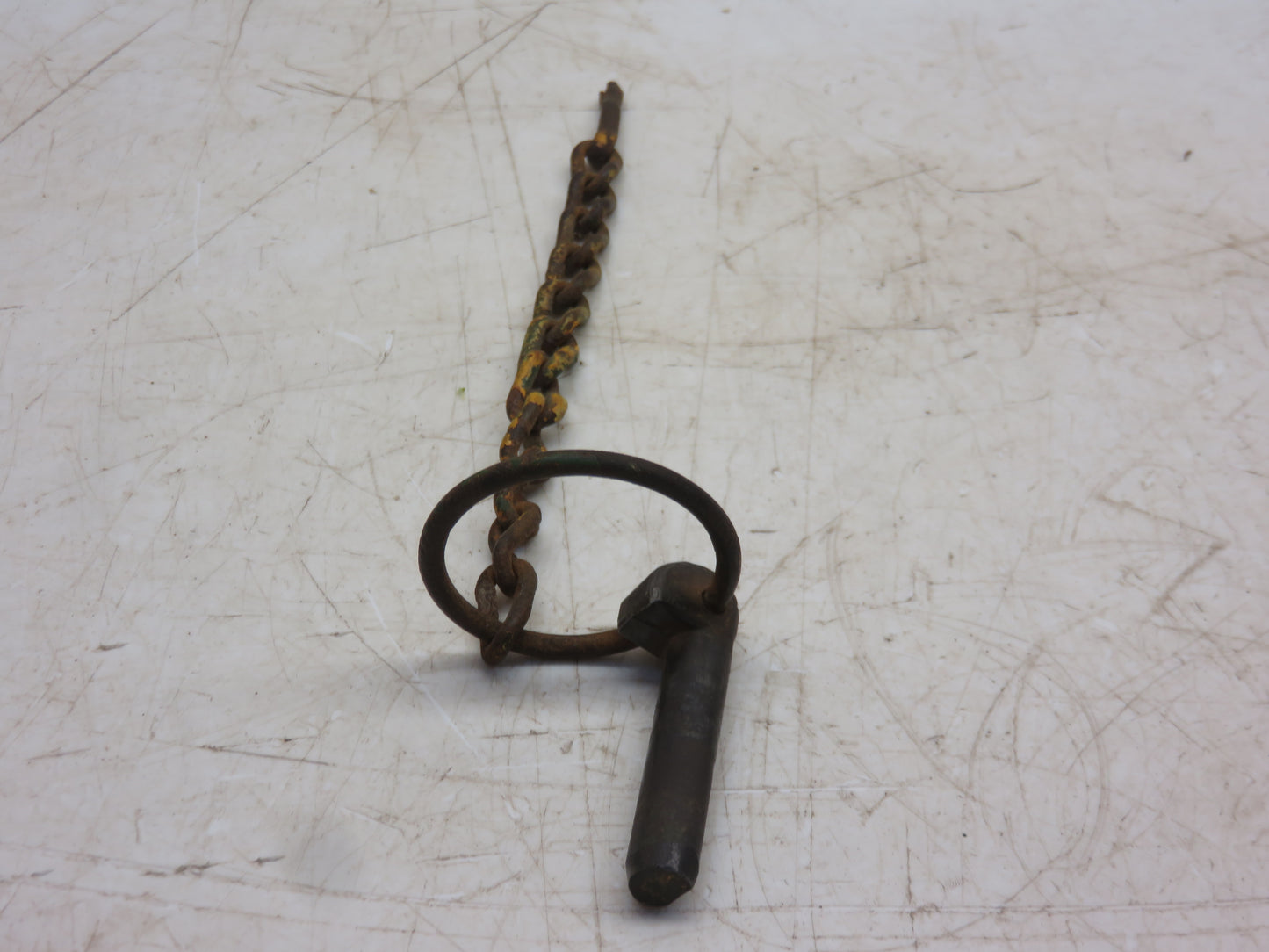 AM1909T John Deere Quick Lock Pin With Chain For 40, 320, 420, 330, 430, 435
