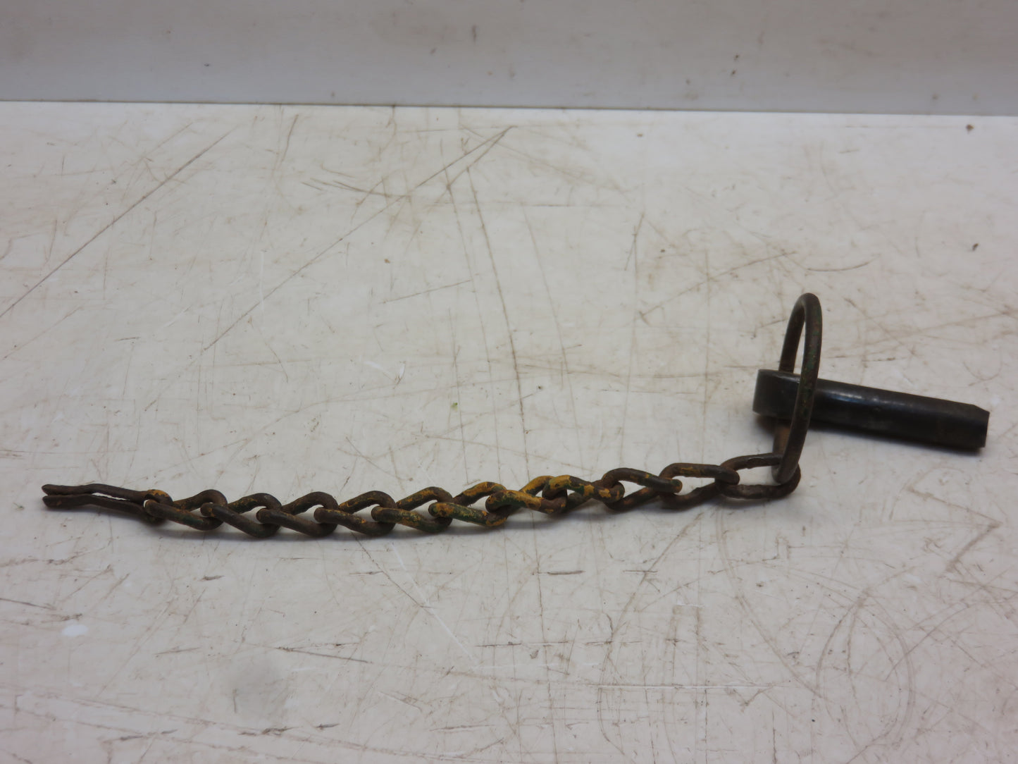 AM1909T John Deere Quick Lock Pin With Chain For 40, 320, 420, 330, 430, 435
