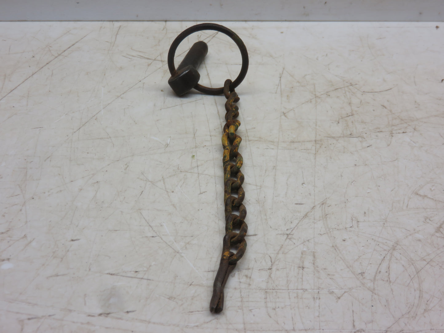 AM1909T John Deere Quick Lock Pin With Chain For 40, 320, 420, 330, 430, 435