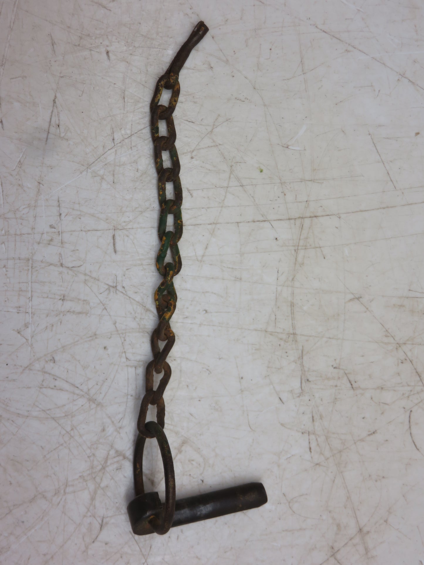AM1909T John Deere Quick Lock Pin With Chain For 40, 320, 420, 330, 430, 435