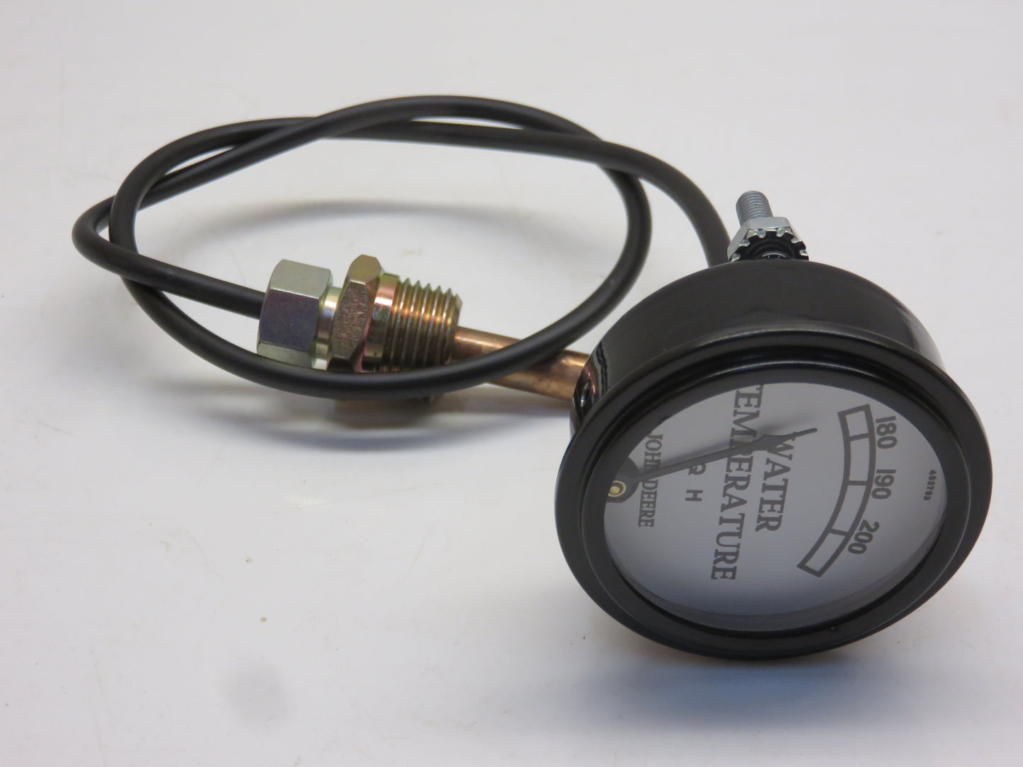 AA883R John Deere USA Made White Faced Water Temperature Gauge For A, AR, AO, B, BO, BR, G, H