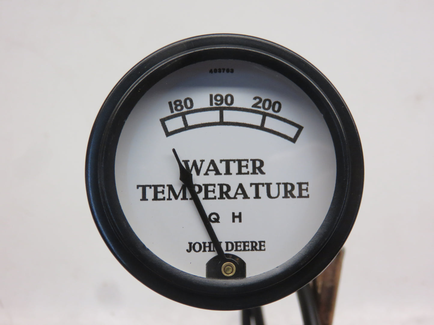 AA883R John Deere USA Made White Faced Water Temperature Gauge For A, AR, AO, B, BO, BR, G, H