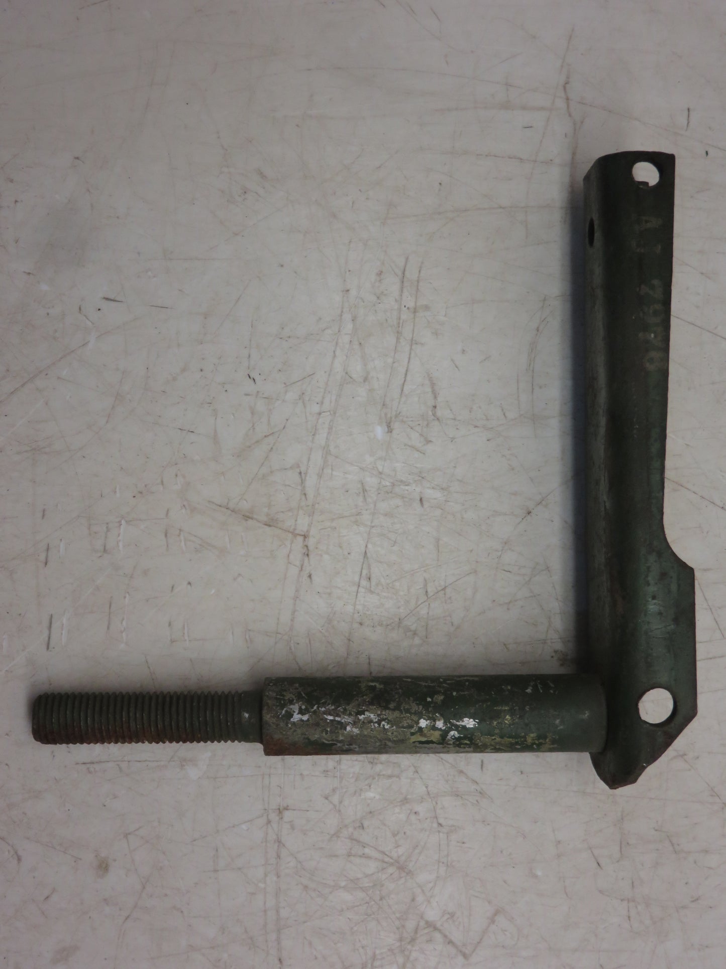 AJ7976N John Deere NOS Guard Adjusting Stud With Support For 101, 200 Corn Picker