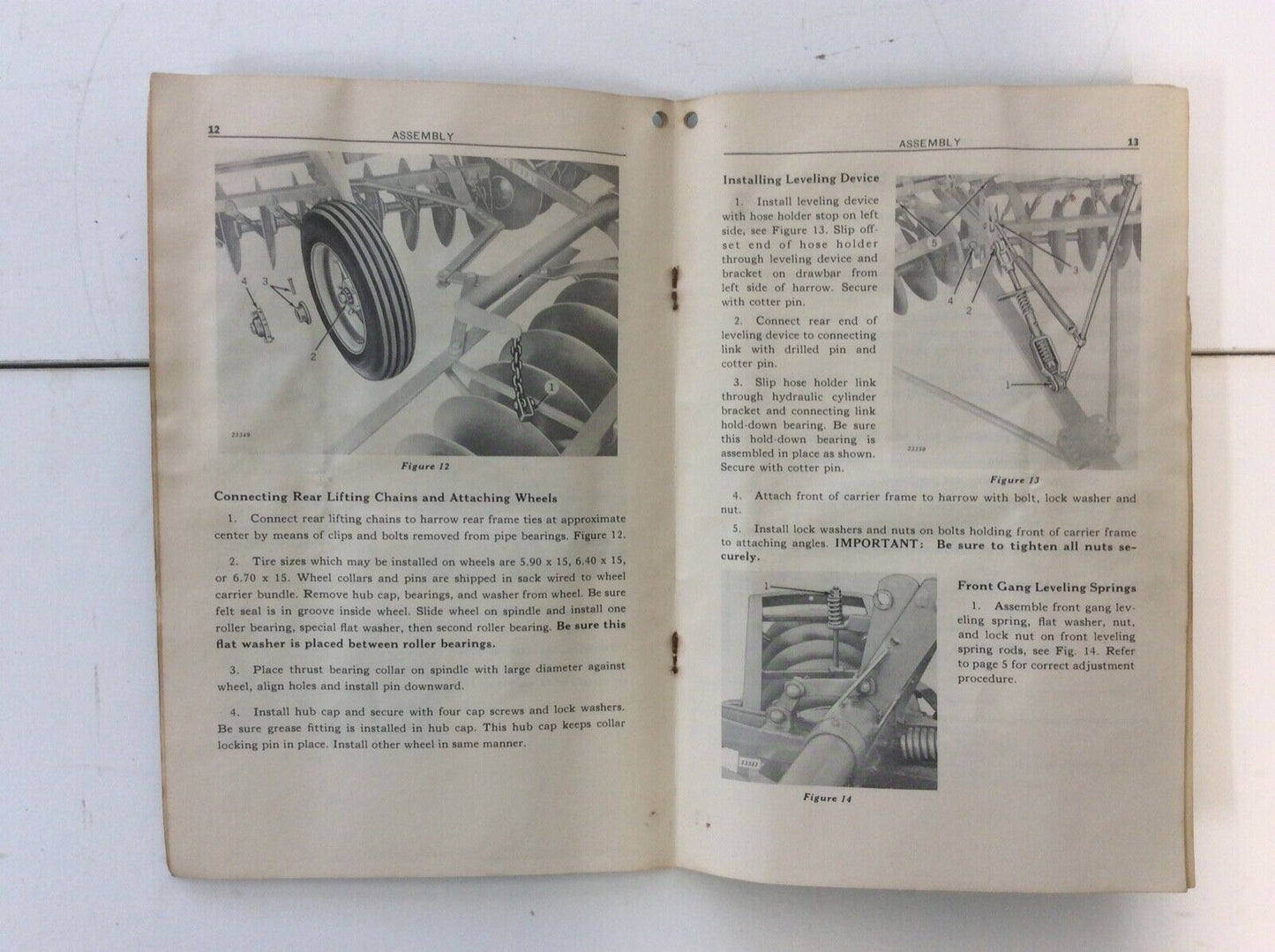 OMB34953 John Deere Operators Manual For Wheel Carrier Attachment For KBA Discs