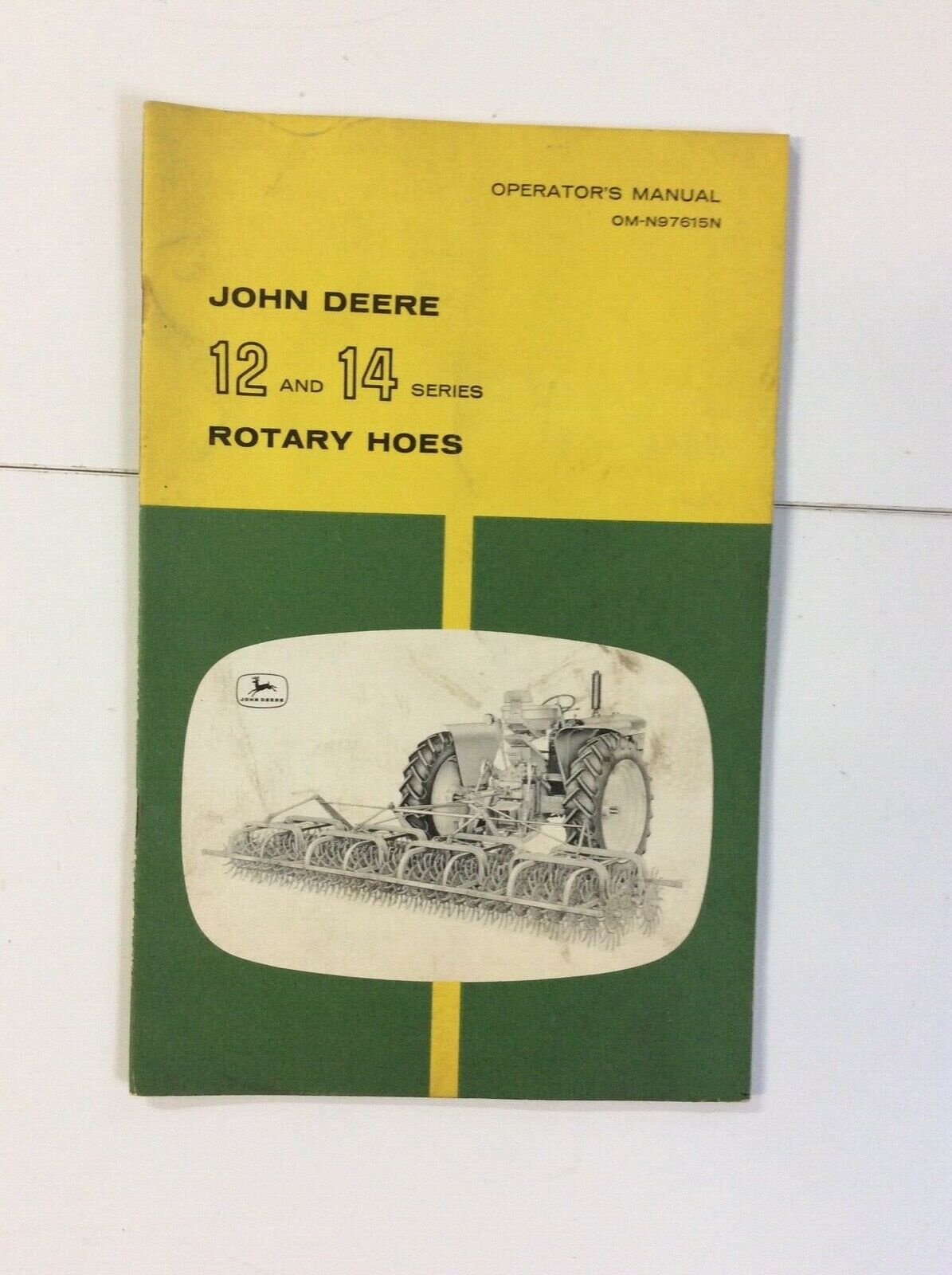 OMN97615N John Deere Operators Manual For 12, 14 Series Rotary Hoes